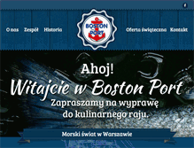 Tablet Screenshot of bostonport.pl